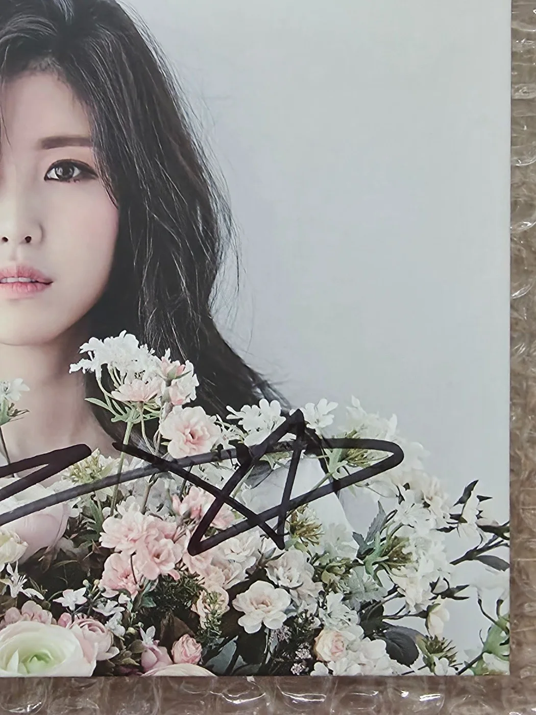 JUN HYO SEONG Promo Sticker 2nd Colored Album Autographed Hand Signed, изображение 5