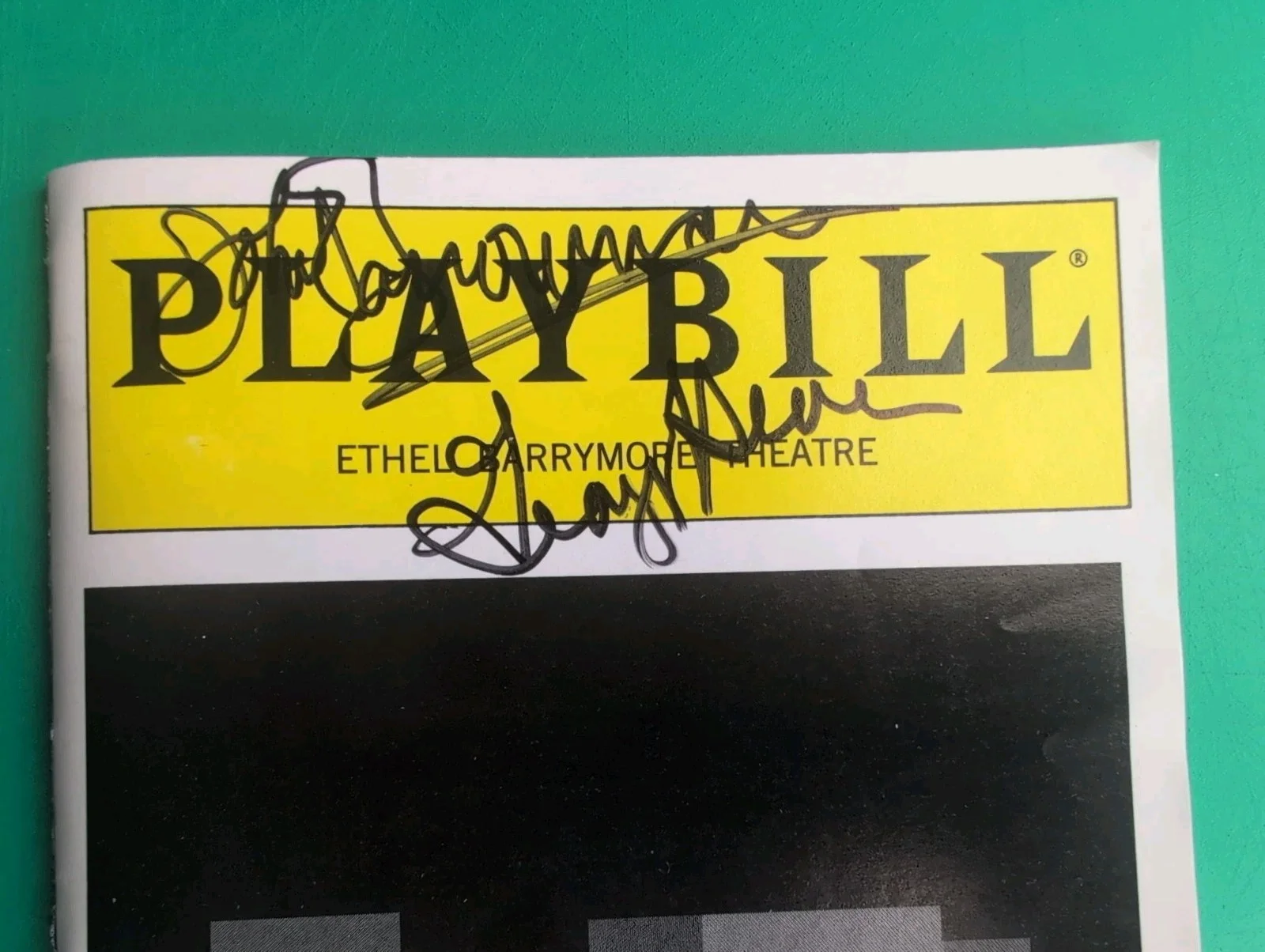 George Hearn, John Barrowman — 2000 PUTTING IT TOGETHER Broadway Playbill Autographed GEORGE HEARN & BARROWMAN, image 2