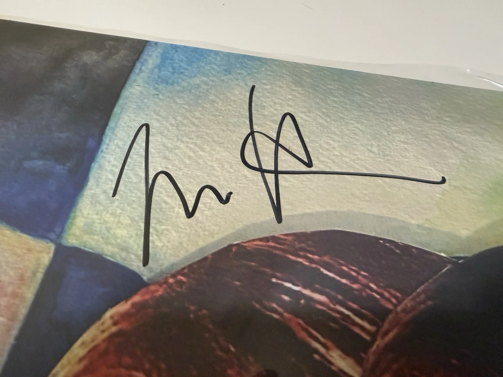 Moss Signed Orange Limited Edition Vinyl Record Original Autographed Music, изображение 3
