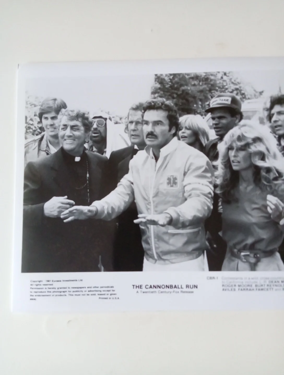 Vintage "The Cannonball Run" (1981) Original 8x10 Movie Press Still, image 3