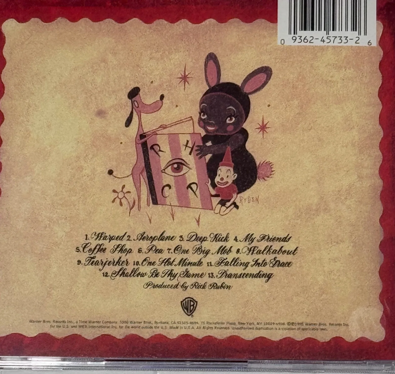 RHCP Signed One Hot Minute CD Shirt Tickets VIP Meet & Greet Collection 1996, image 3