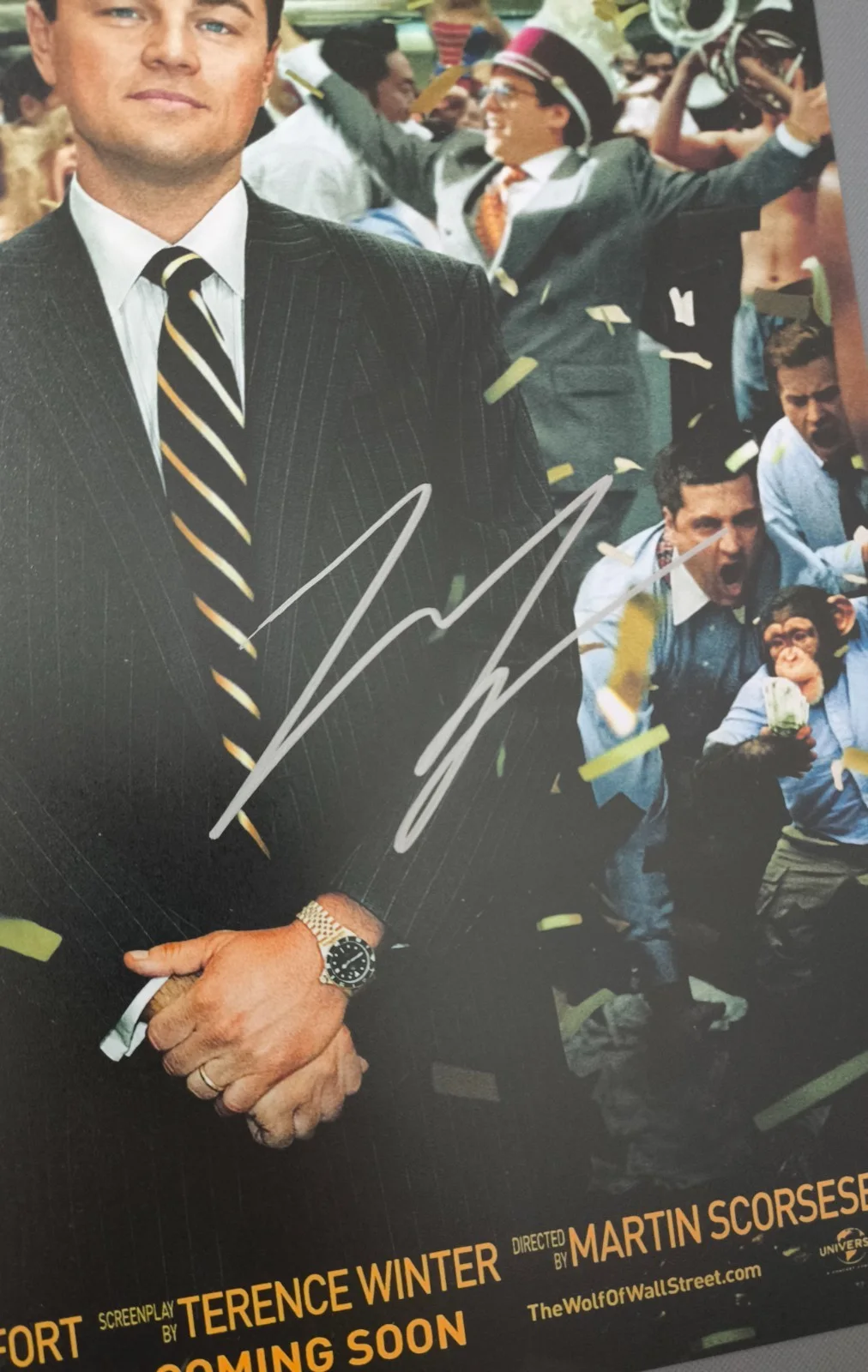 LEONARDO DICAPRIO — LEONARDO DICAPRIO SIGNED AUTOGRAPHED PHOTO 8X12 RARE, image 3