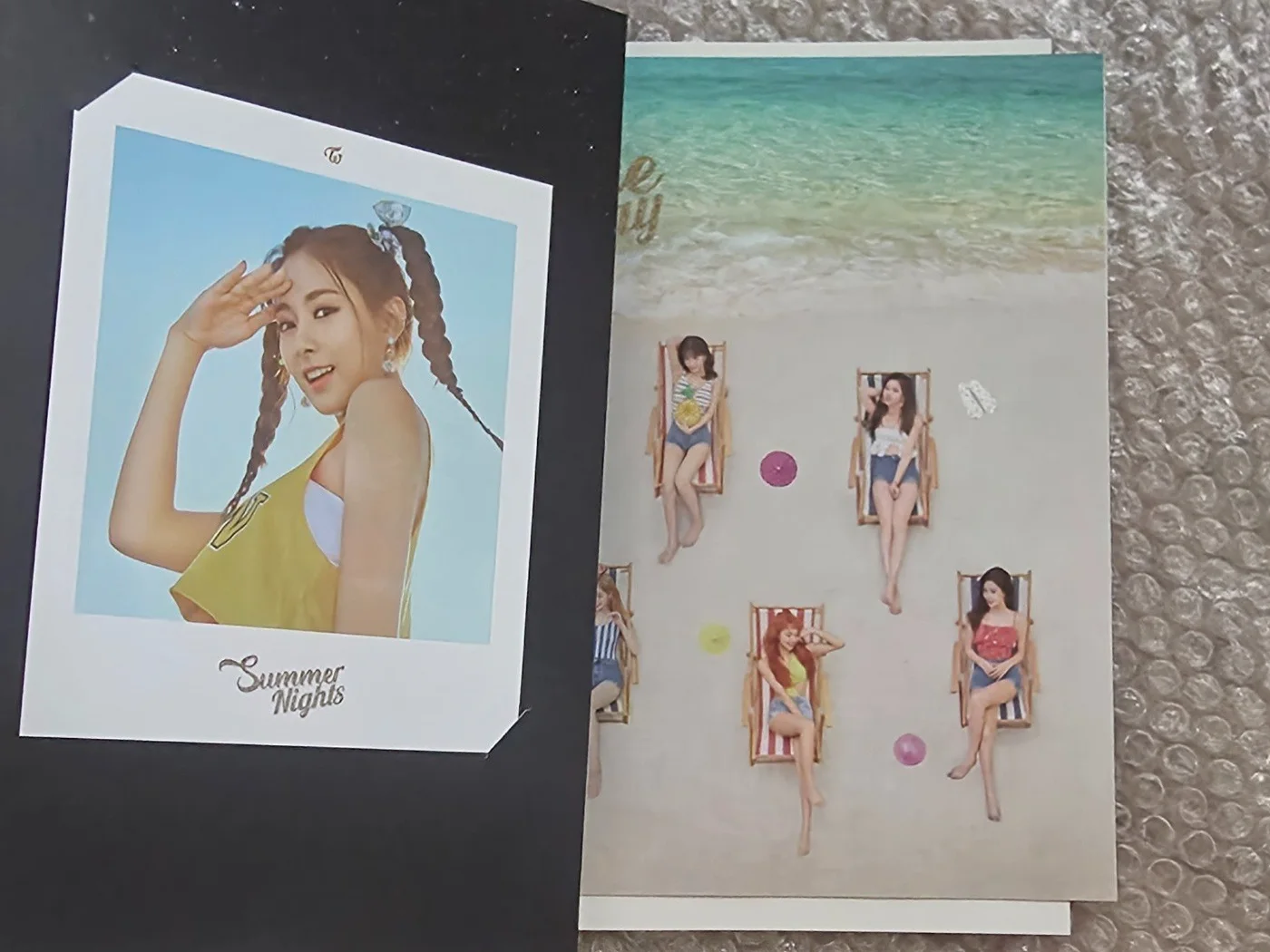 Jyp Twice Promo Sticker TWICE Summer Nights Album Autographed Hand Signed, изображение 4