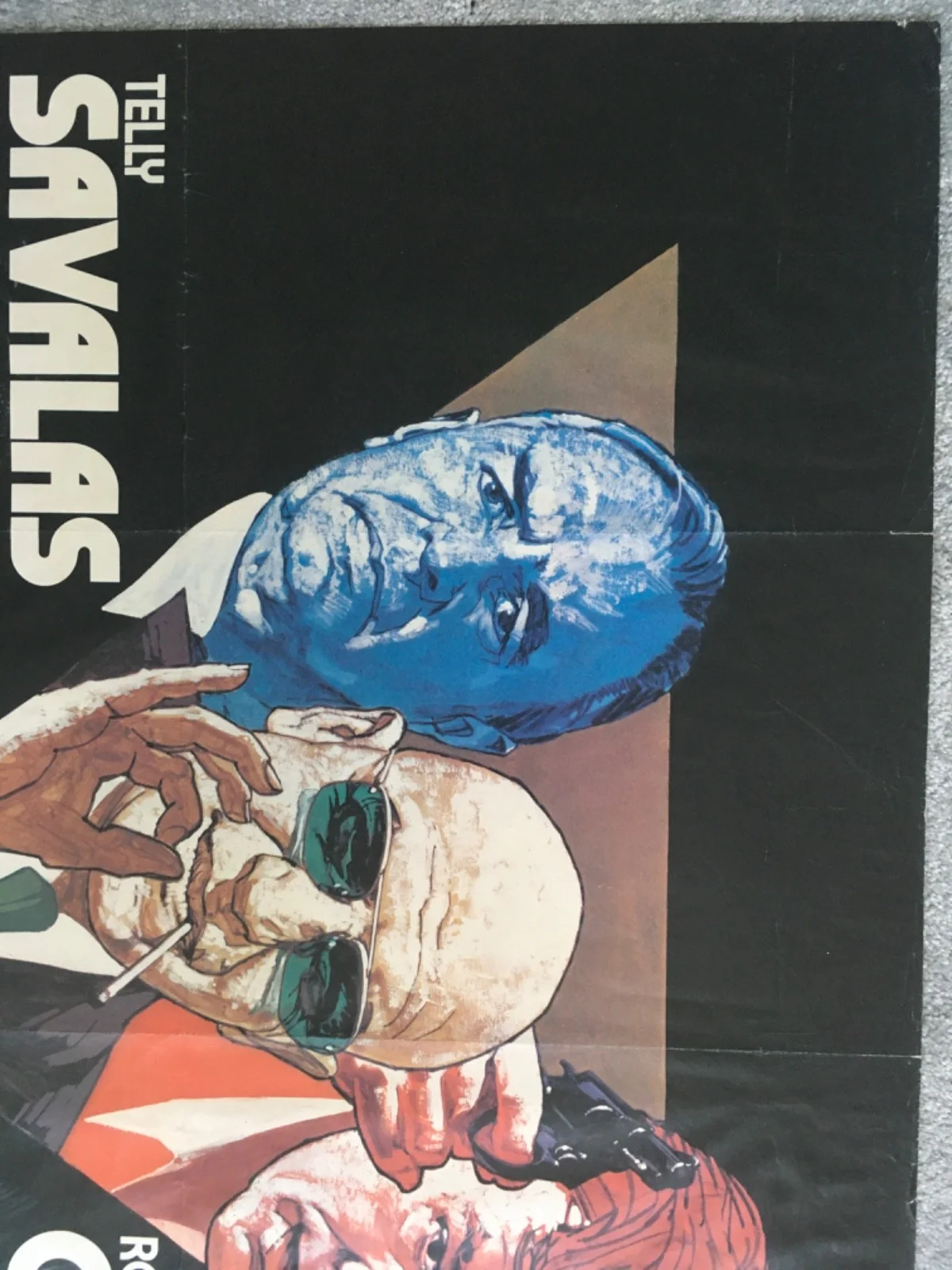Inside Out (1975) U.K. Original Quad cinema Poster Telly Savalas, image 4