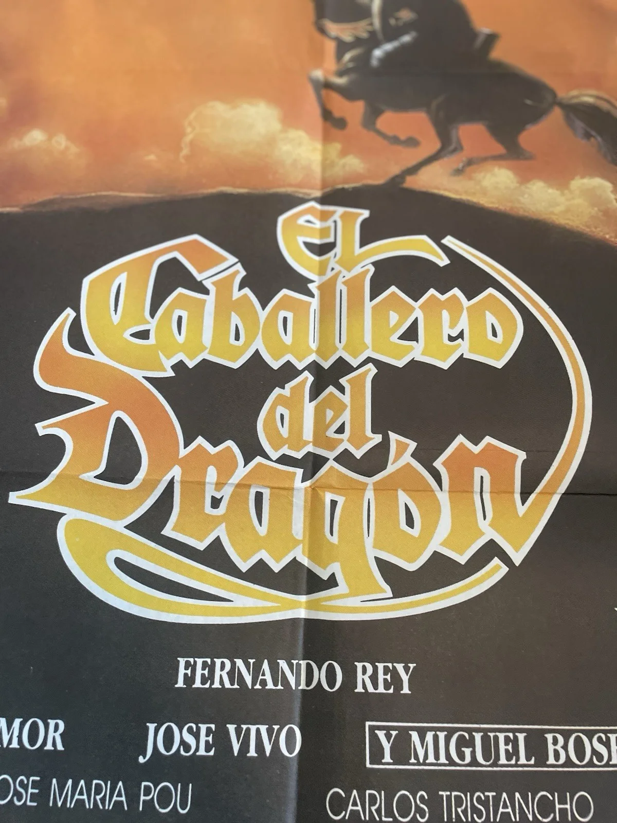 The Night of The Dragon Original Spanish Movie Poster 1985, изображение 4