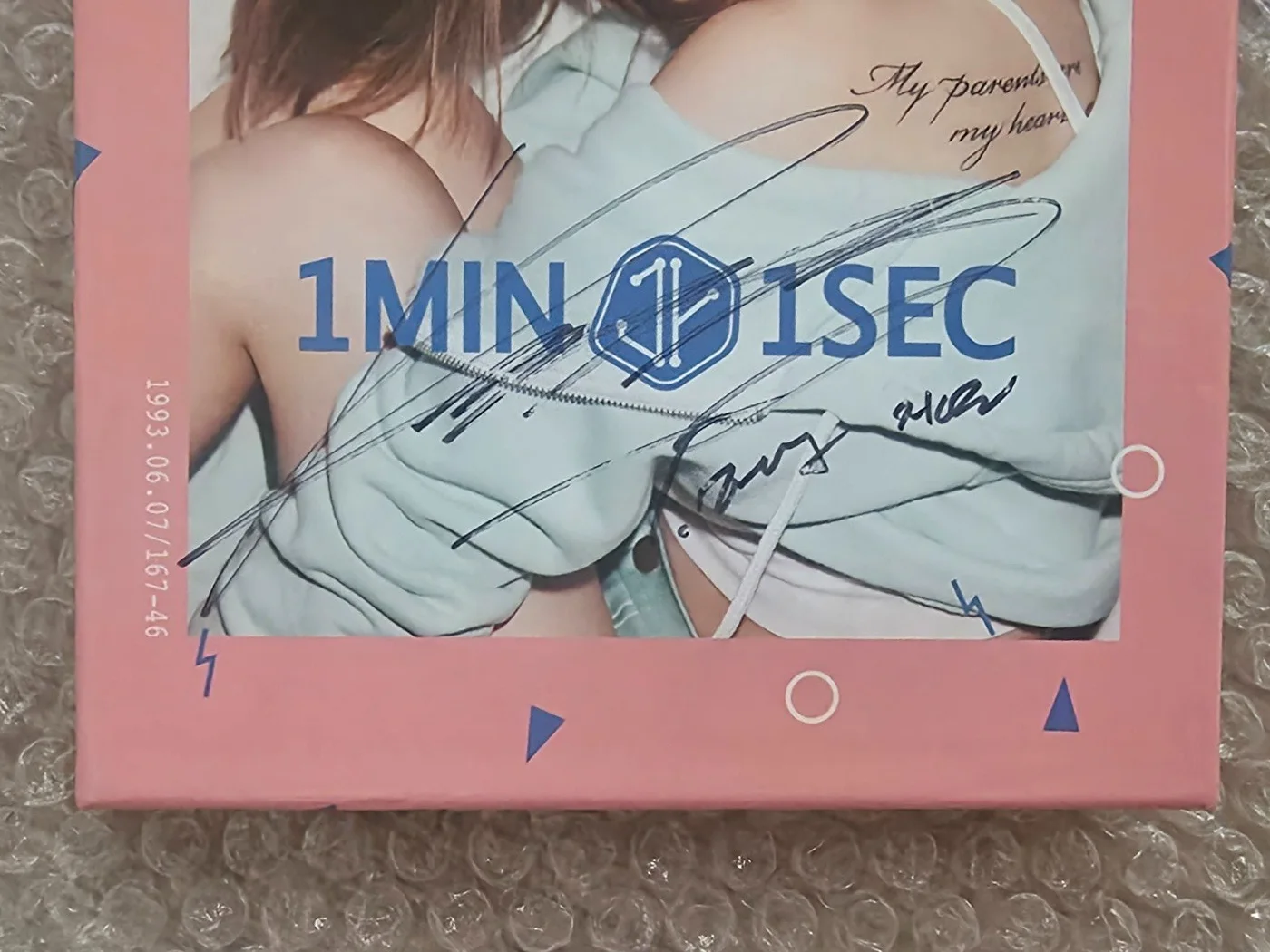 T-ARA JIYEON 1st 1 Min 1 Sec Promo Album Autographed Hand Signed, image 5