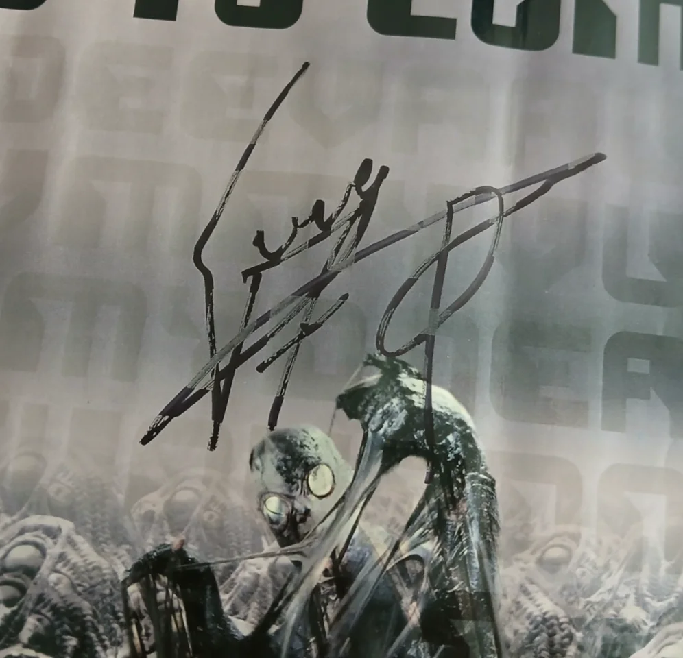 2003 Mudvayne THE END OF ALL THINGS TO COME Signed 24" x 18" Double Sided Poster, image 5
