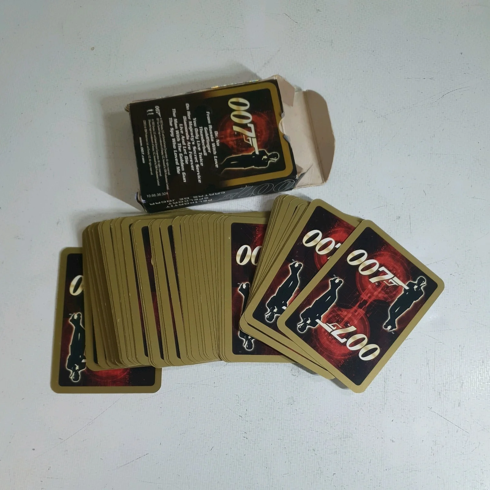 James Bond 007 Movie Playing Cards Carta Mundi Films 1-10, изображение 4