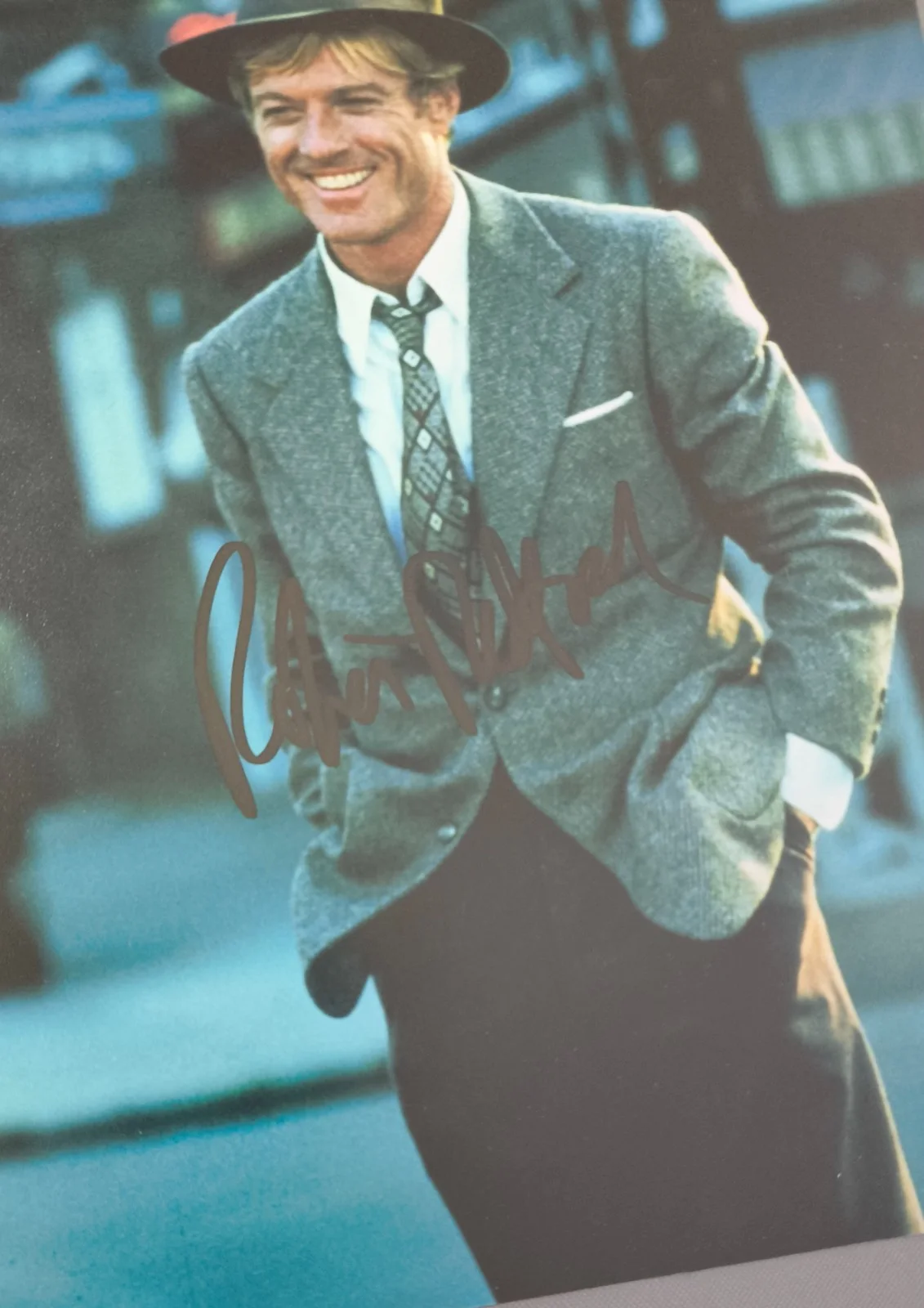 ROBERT REDFORD SIGNED AUTOGRAPHED PHOTO 8X10 RARE, image 2