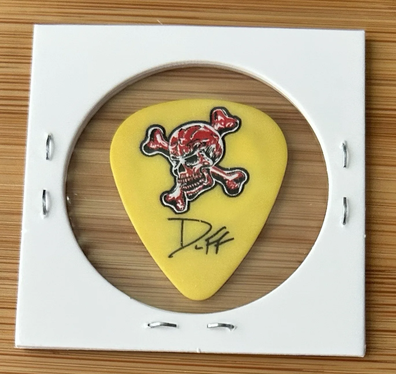 Guns N' Roses - Duff McKagan Tour Guitar Pick - Not In This Lifetime, image 2