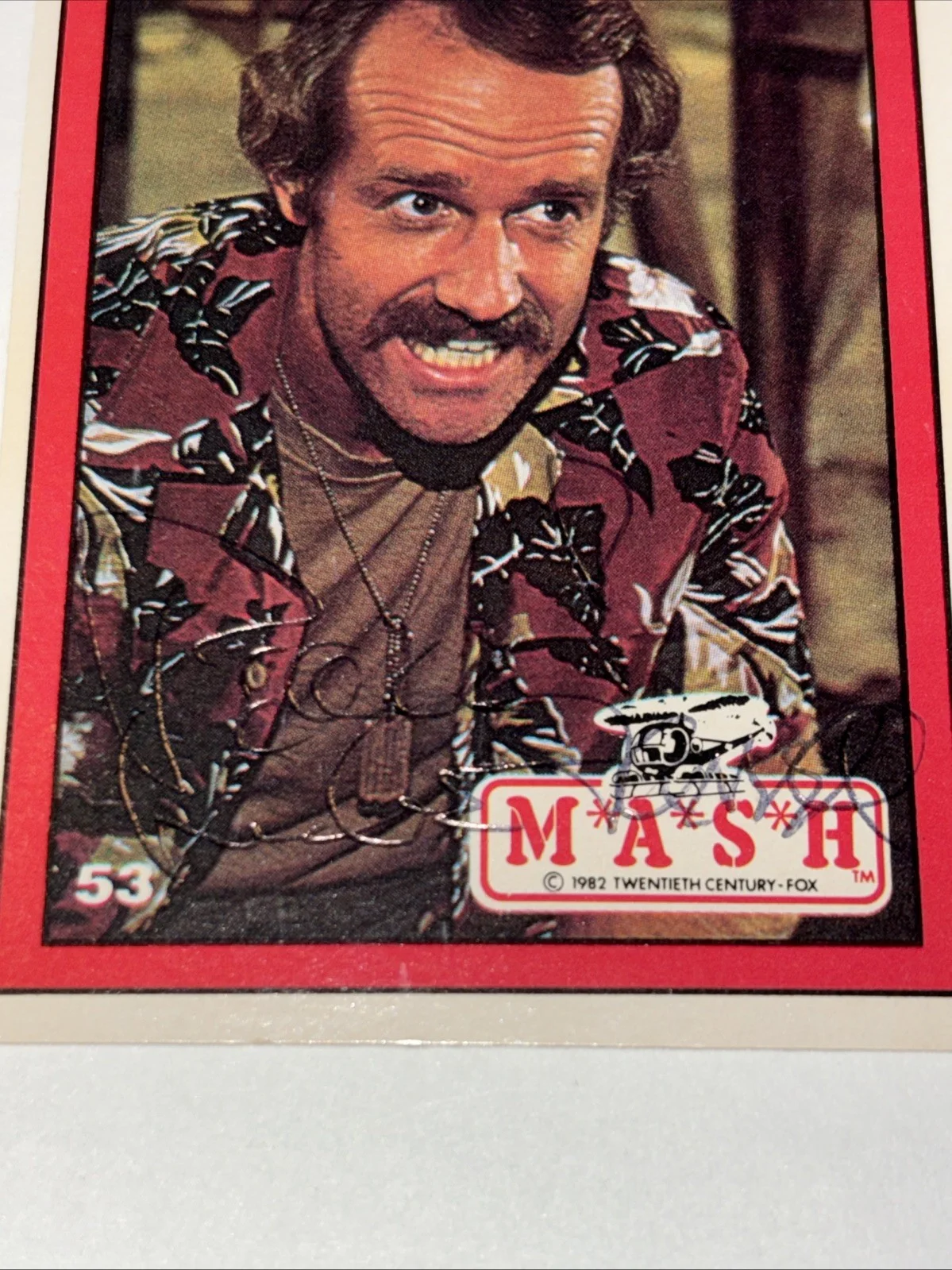 1982 Donruss Michael Farrell Autographed M*A*S*H* Card Capt. B.J. Hunnicutt, изображение 3
