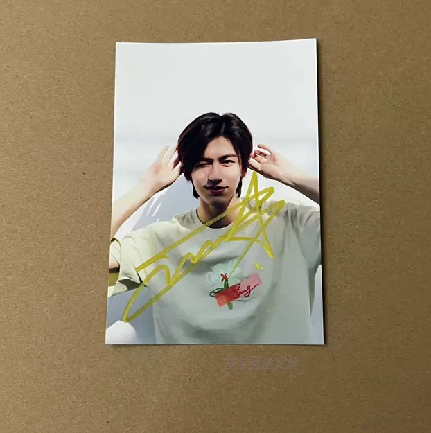 Zhang Linghe's autographed photo, fan support gift 4*6inch, image 3