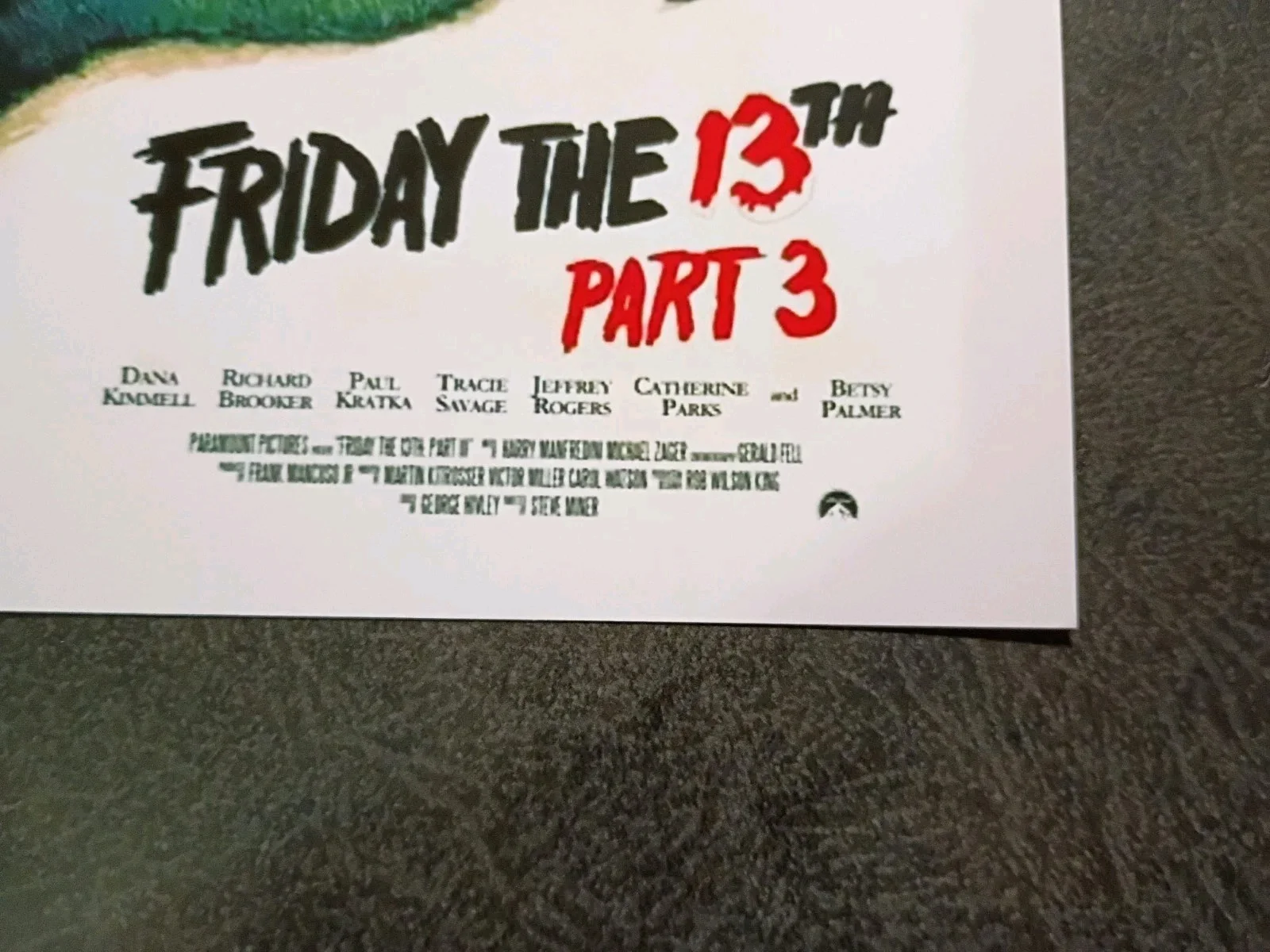 KONNAN — CATHERINE PARKS As VERA Hand Signed Autograph 4X6 Photo -- FRIDAY THE 13TH, изображение 3