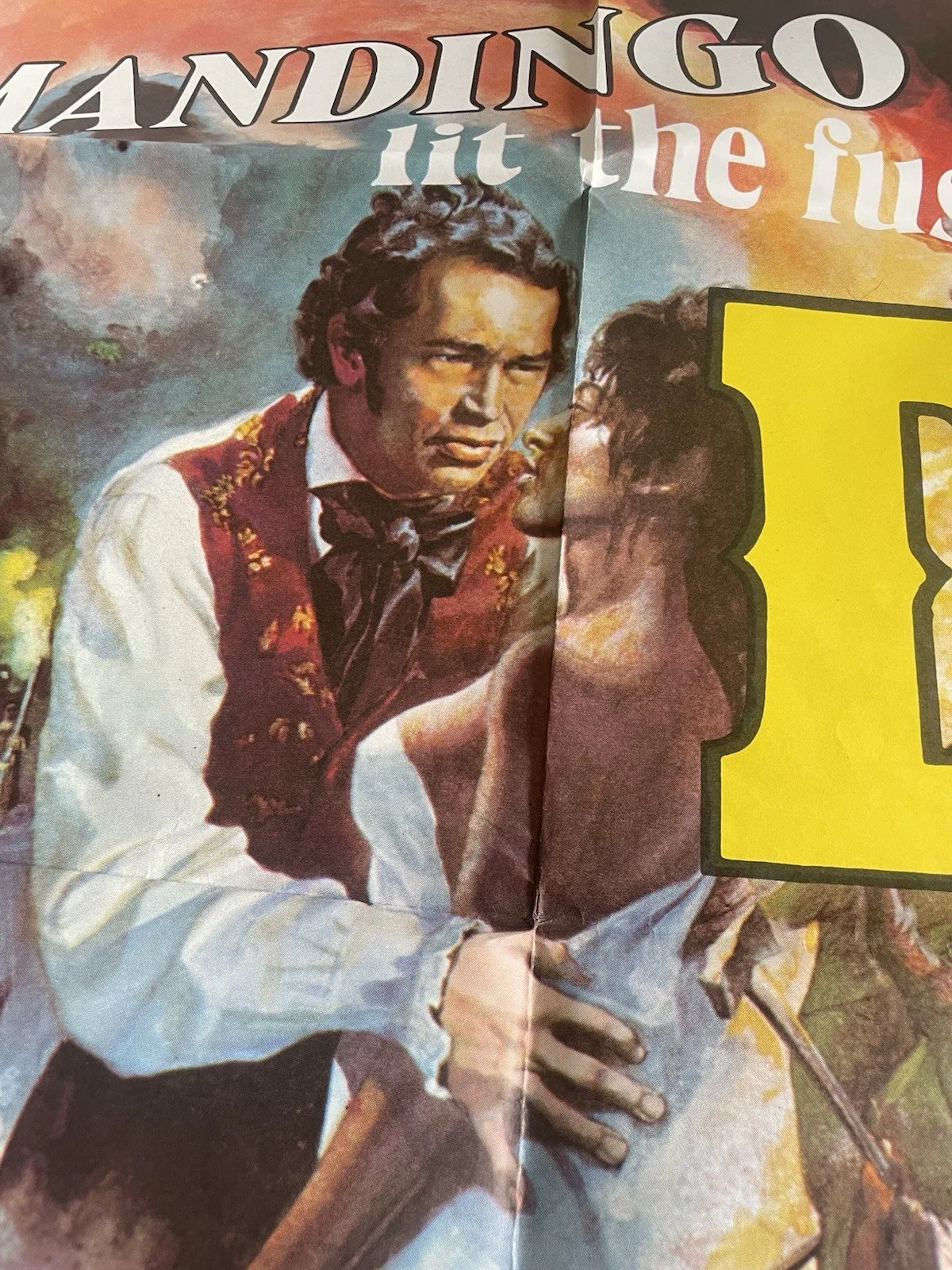 Original Vintage Film Poster UK Quad " DRUM " 1976 Warren Oates, изображение 3