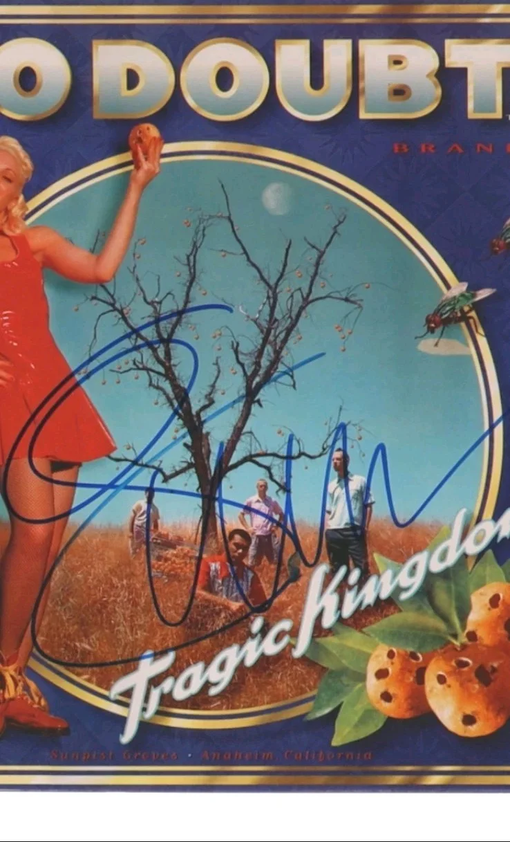 GWEN STEFANI SIGNED AUTOGRAPH NO DOUBT TRAGIC KINGDOM ALBUM LP VINYL BECKETT BAS, изображение 2