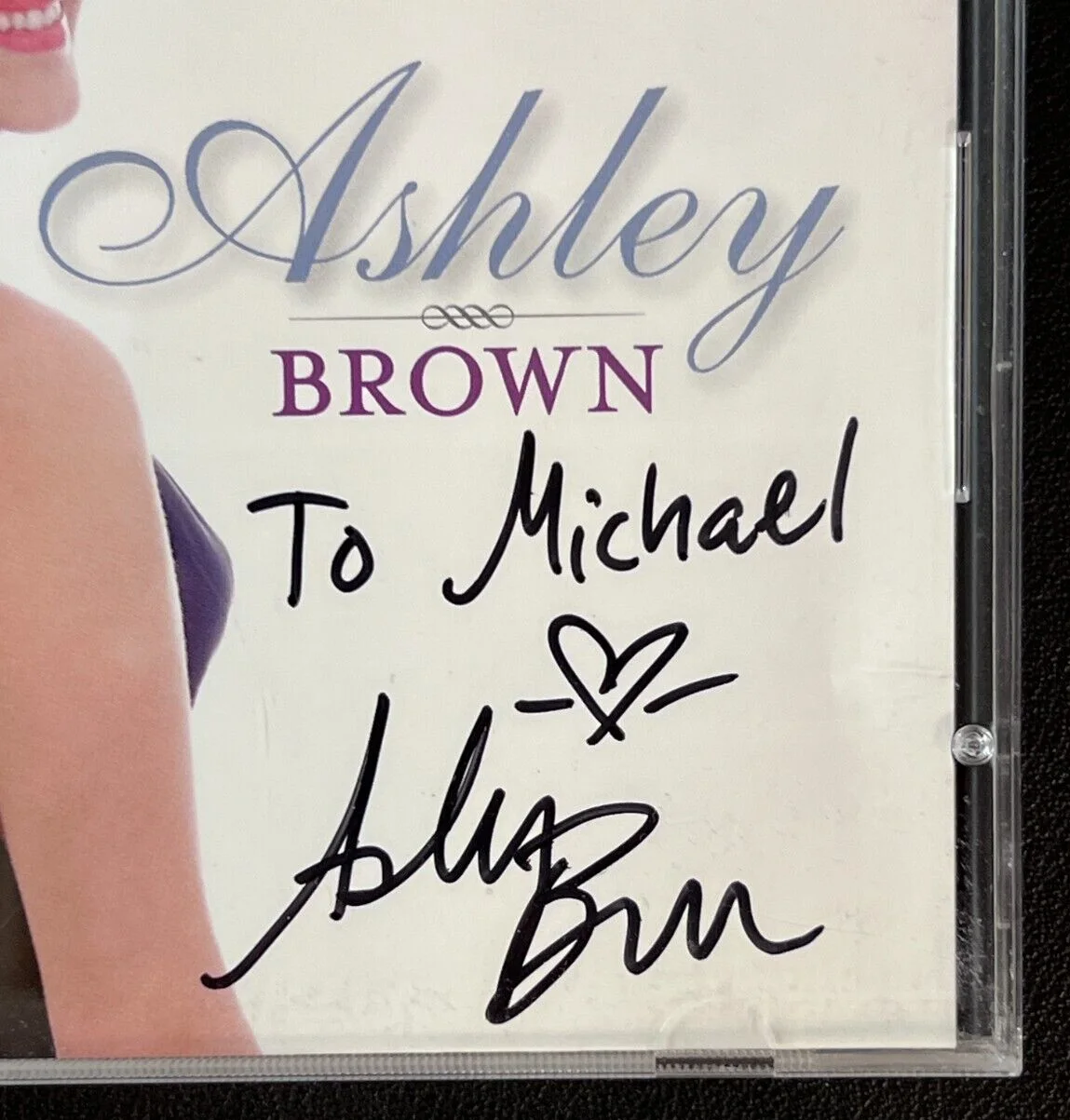 Ashley Brown — Ashley Brown Signed 2009 CD Album (Personalized) AUTO Actress 'Speak Low' NICE!, image 2