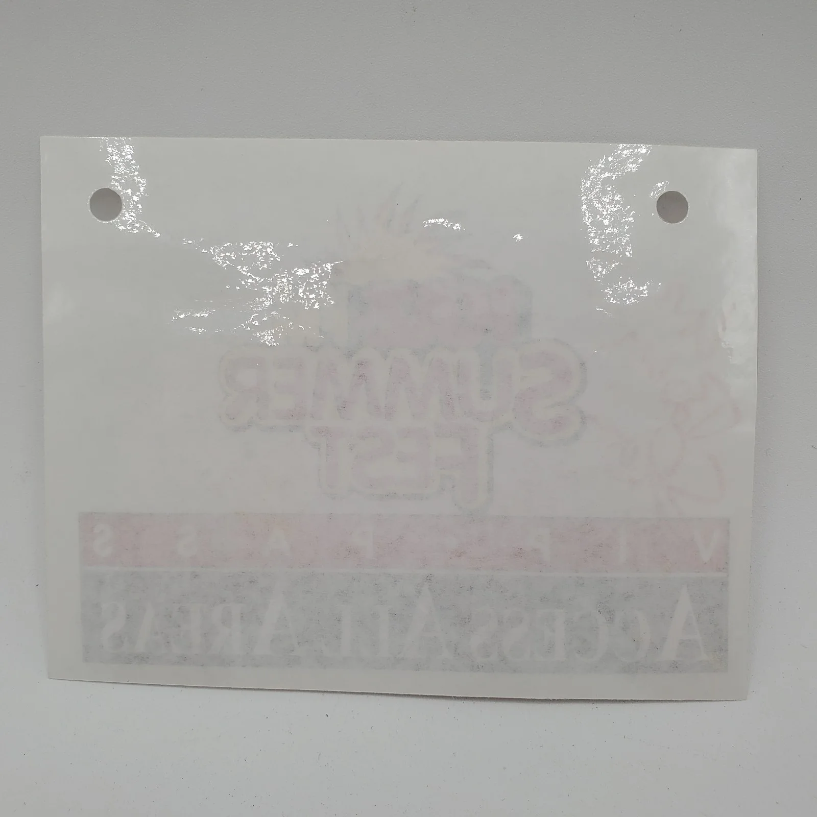 RARE Bob Body Shazam Fouts Signed KAZ FM VIP Pass Autograph WV Radio DJ History, изображение 3