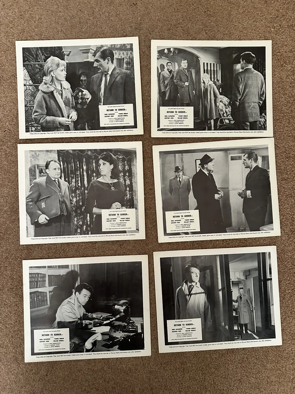 Bundle Of 30 Rare Original Lobby Cards - Tony Curtis, изображение 3