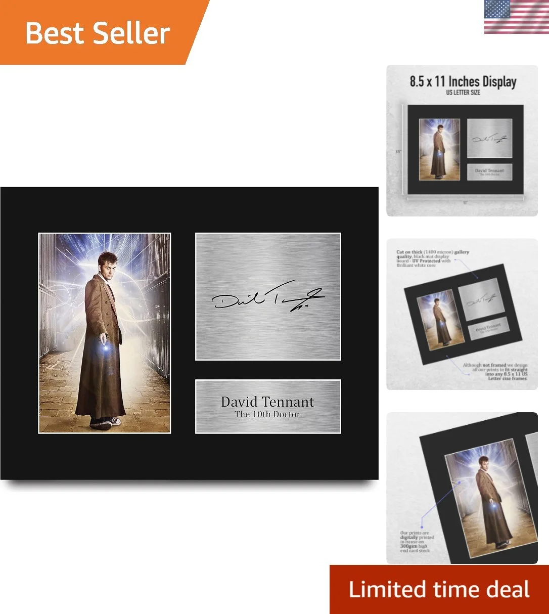David Tennant — Authentic David Tennant Signed Print - Ultimate Gift Idea for Doctor Who Lovers