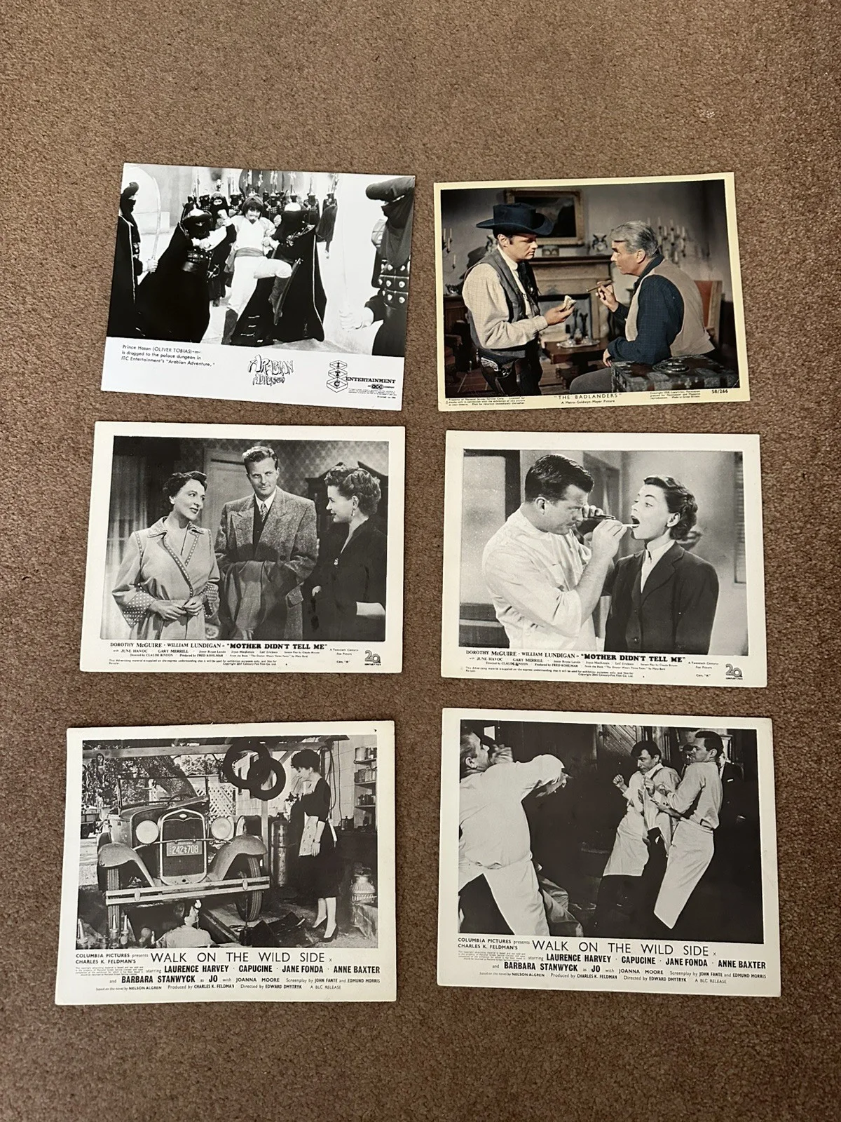 Bundle Of 30 Rare Original Lobby Cards - Clifton Webb Steve McQueen, изображение 2