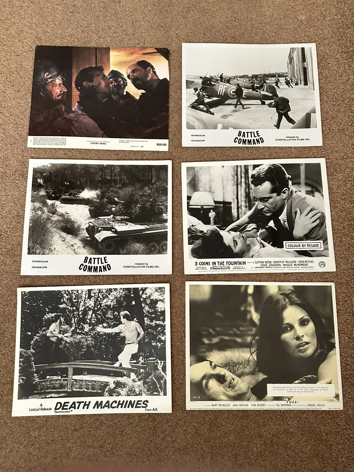 Bundle Of 30 Rare Original Lobby Cards - Clifton Webb Steve McQueen, изображение 3