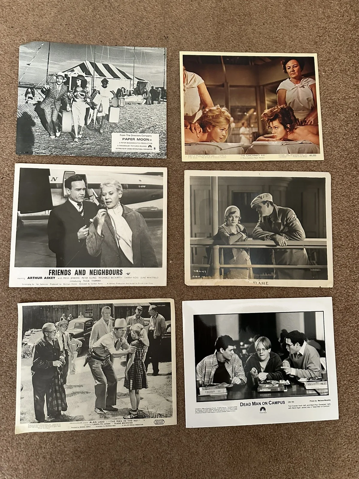 Bundle Of 30 Rare Original Lobby Cards - Clifton Webb Steve McQueen, изображение 5