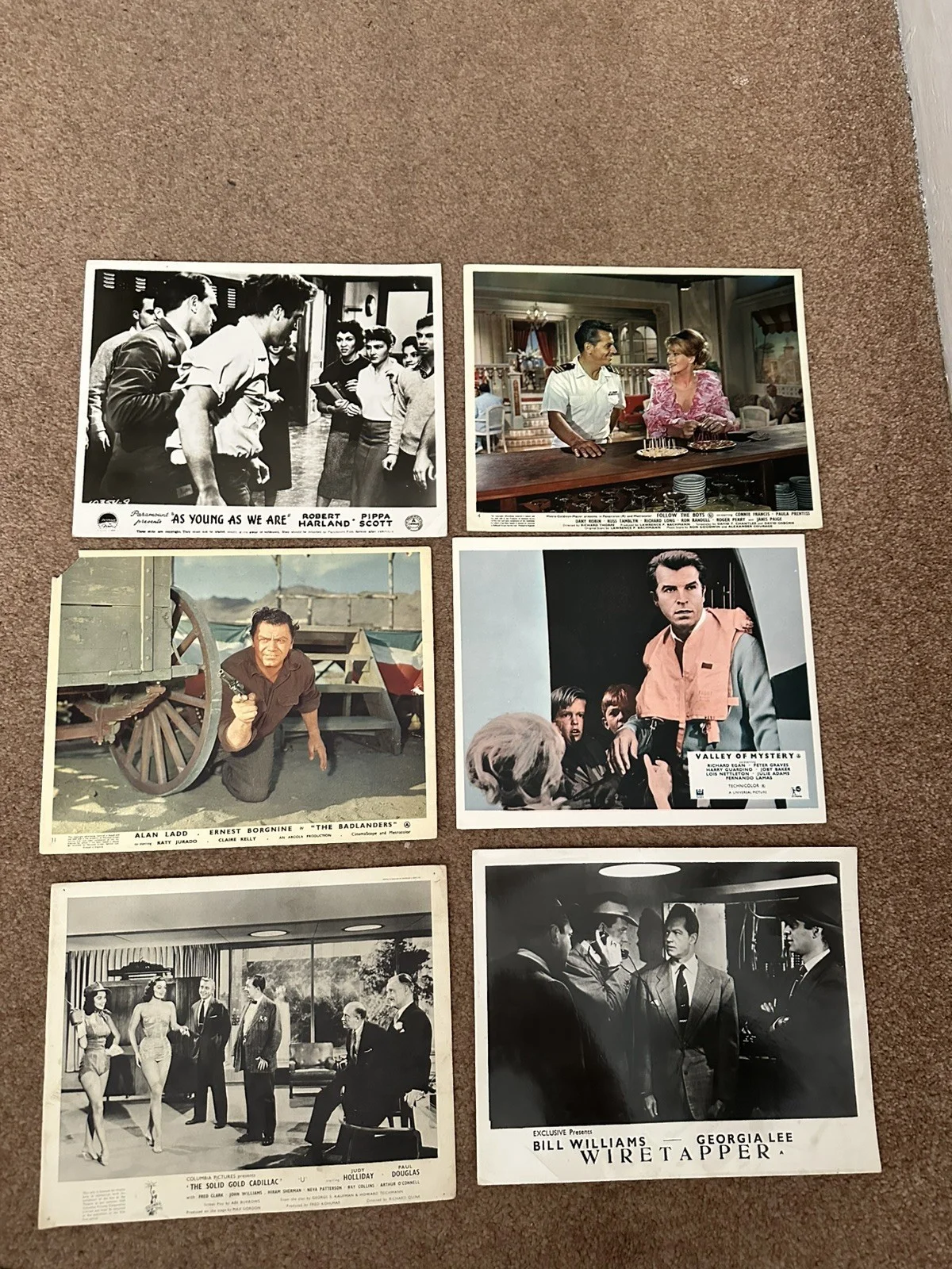 Bundle Of 30 Rare Original Lobby Cards - Dean Martin , Bob Hope Hardy Krueger, изображение 5