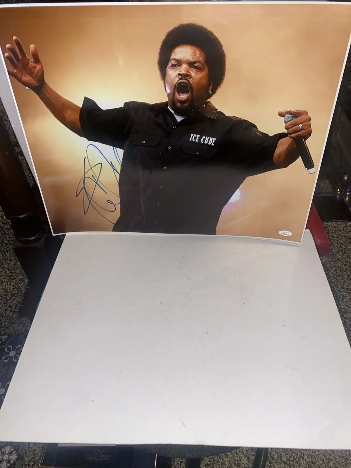 Ice Cube — Ice Cube Signed HUGE Autograph 16x20 Photo JSA COA