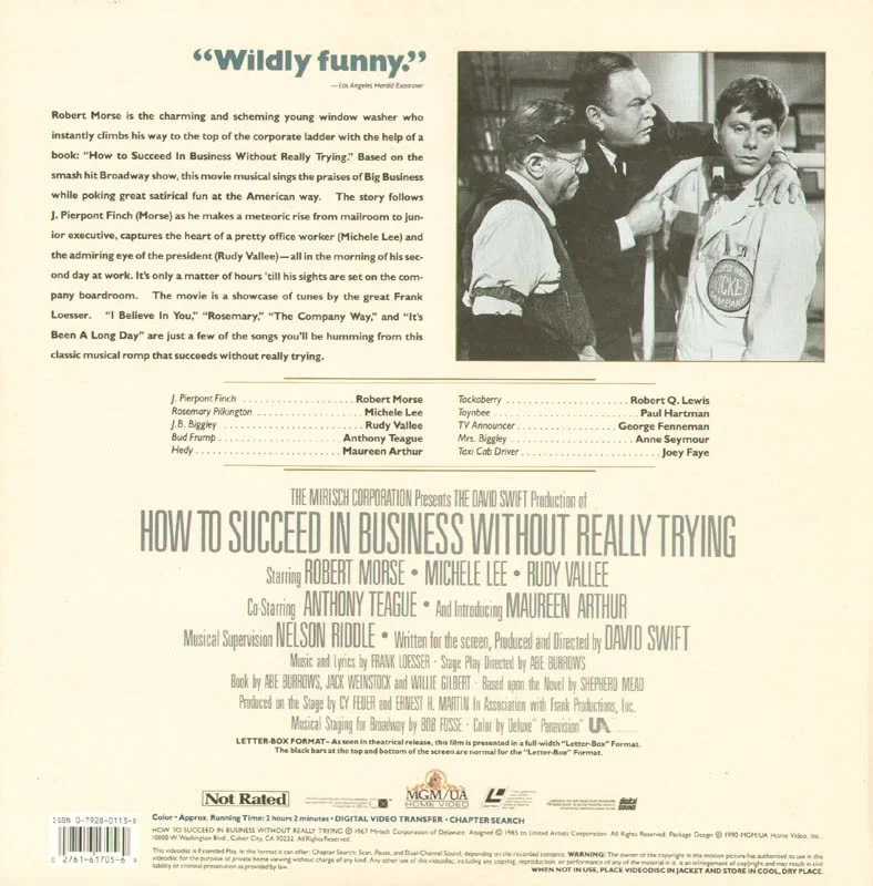 Robert Morse — ROBERT MORSE - LASER MEDIA COVER SIGNED, image 2