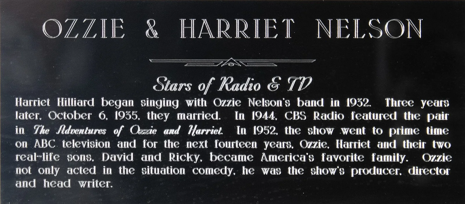Ozzie Nelson, Harriet Hilliard Nelson — OZZIE NELSON - CARICATURE SIGNED CO-SIGNED BY: HARRIET HILLIARD NELSON, image 5