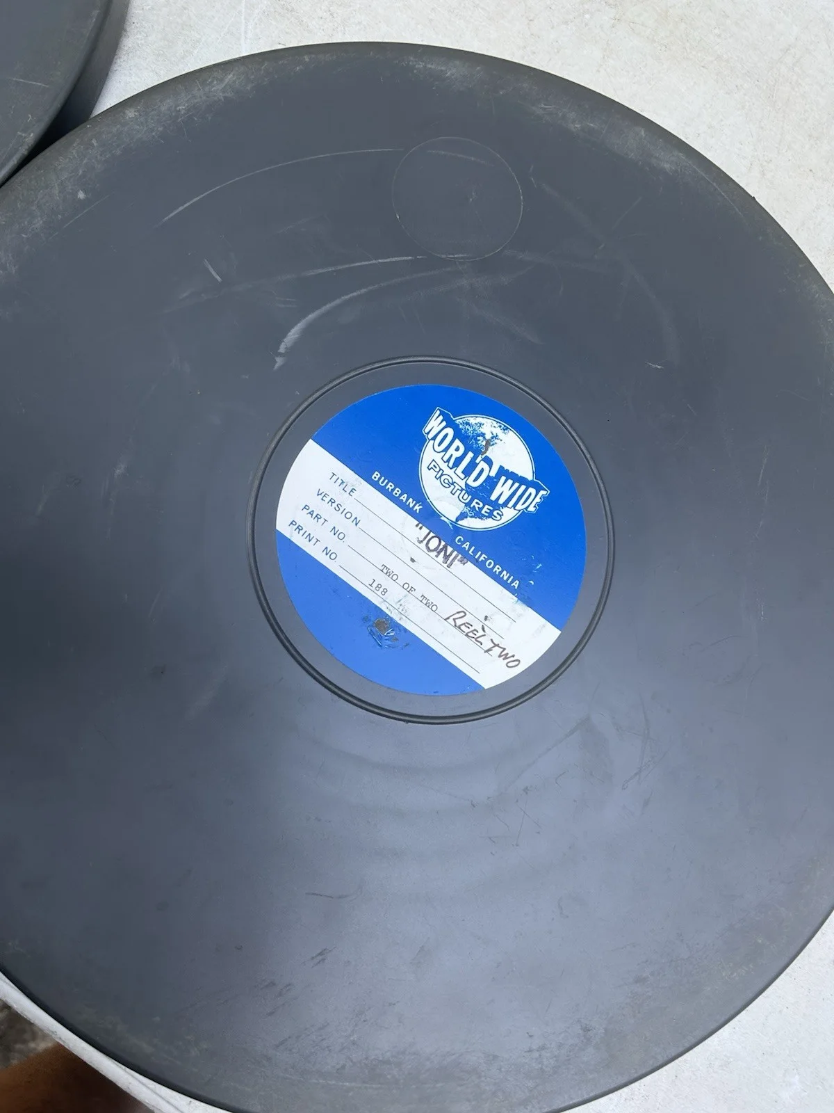 Vintage 16mm Film Reels “Joni” World Wide Pictures Reel 1 & 2 Movie Cinema, изображение 2
