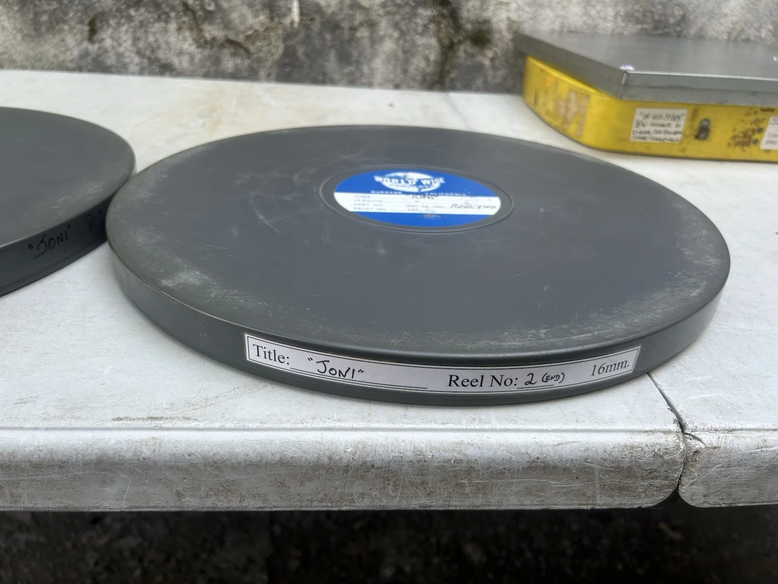 Vintage 16mm Film Reels “Joni” World Wide Pictures Reel 1 & 2 Movie Cinema, изображение 3