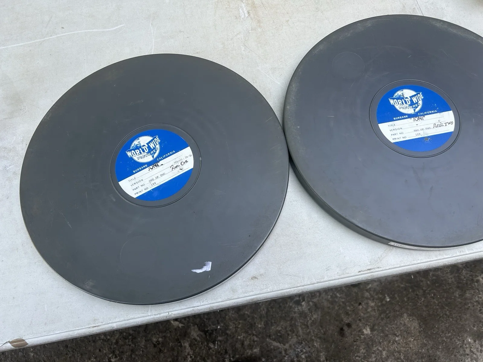 Vintage 16mm Film Reels “Joni” World Wide Pictures Reel 1 & 2 Movie Cinema, изображение 5