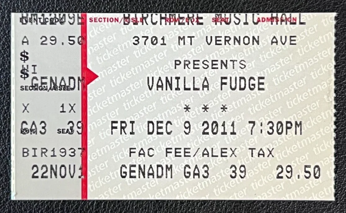 Vanilla Fudge — Vanilla Fudge Signedx3 Band CD Album 2003 'The Real Deal-Live' AUTOS w/Ticket!, изображение 5