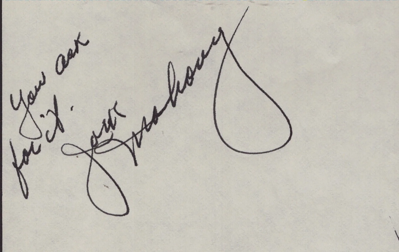 Jock Mahoney — JOCK MAHONEY - ORIGINAL ART SIGNED, image 2
