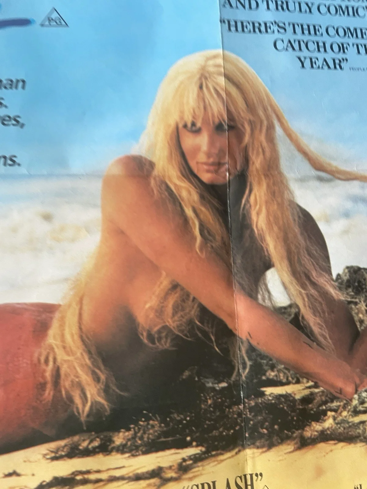 Splash 1984 Original Uk Quad Poster Tom Hanks, Daryl Hannah, image 4