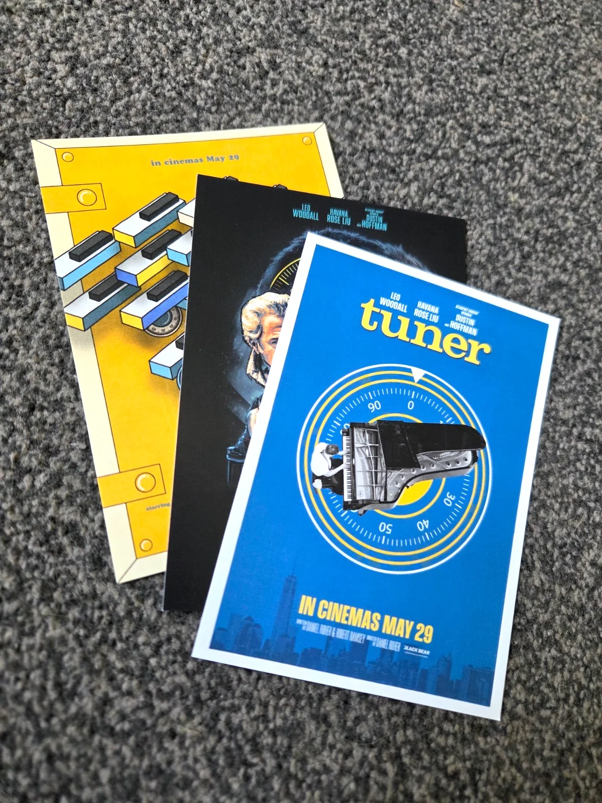3 x TUNER promo art postcards set (Leo Woodall 2026 movie), изображение 2