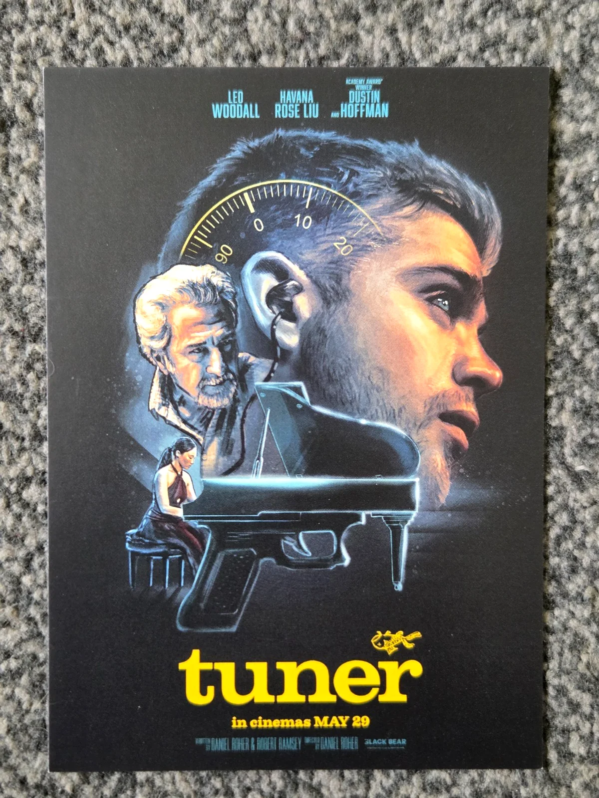 3 x TUNER promo art postcards set (Leo Woodall 2026 movie), изображение 4