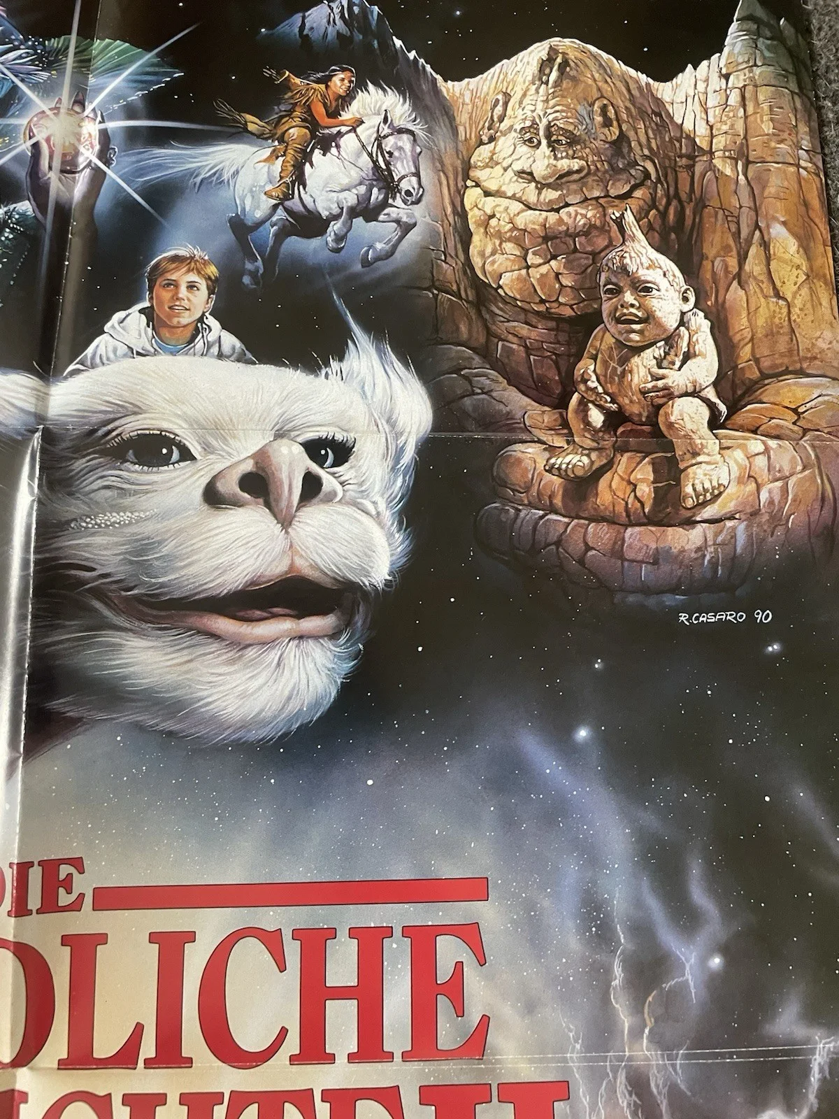 Never Ending Story Original German Poster 1980s, image 4