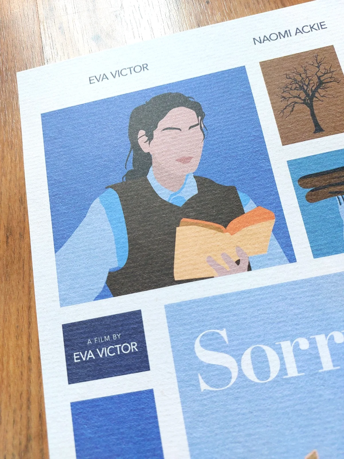 2 x SORRY BABY limited edition UK art print promo movie posters (Eva Victor), изображение 3