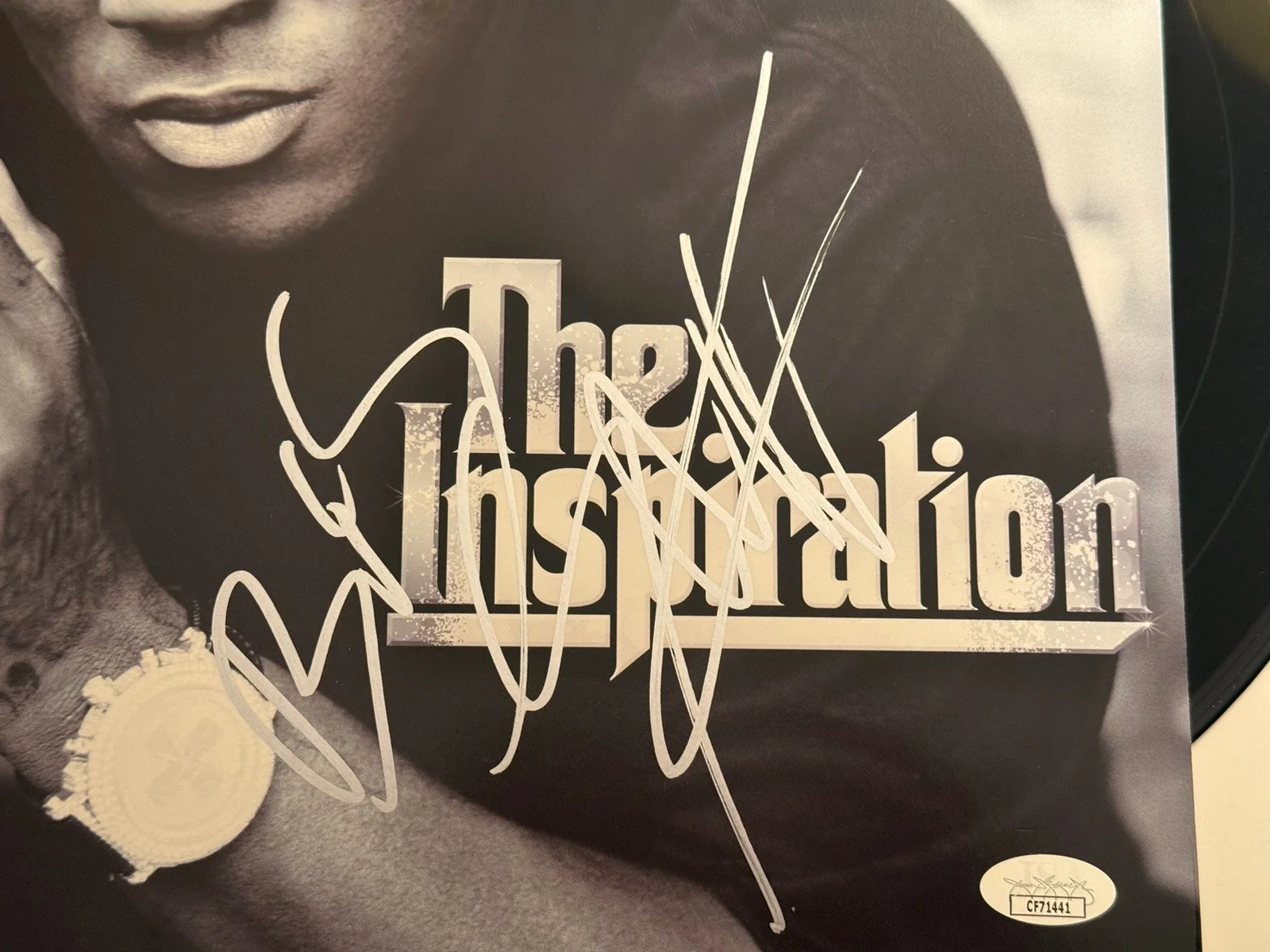Young Jeezy Signed The Inspiration Vinyl JSA COA “I Luv IT” “Go Getta “ Snowman, image 2