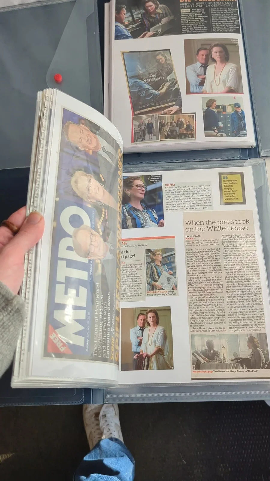 The Post Film Memorabilia Archive Meryl Streep Photos & Articles Rare Tom Hanks, изображение 2