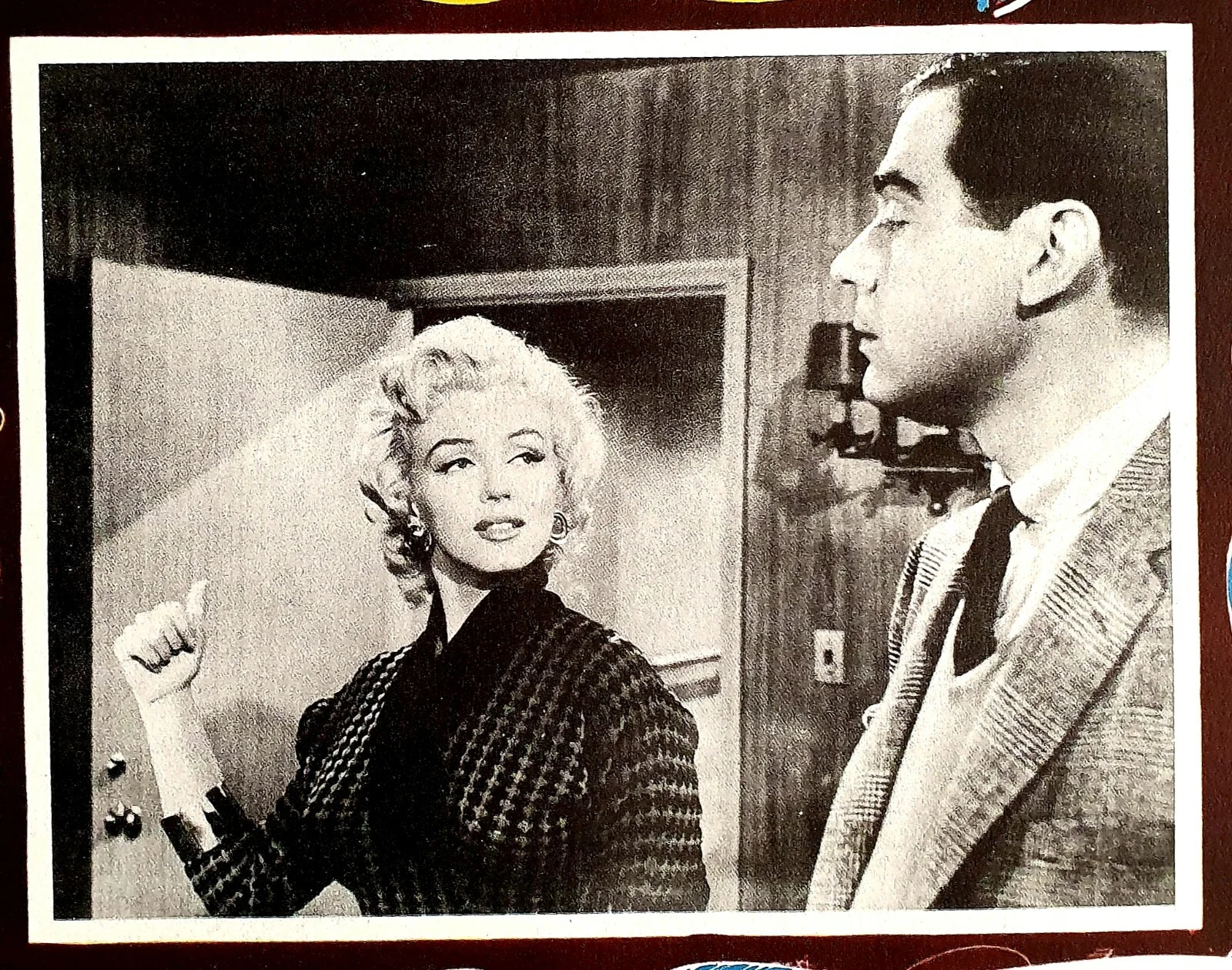 GENTLEMEN PREFER BLONDES VINTAGE ORIGINAL 1953 MEXICAN LOBBY CARD MONROE RUSSELL, изображение 4
