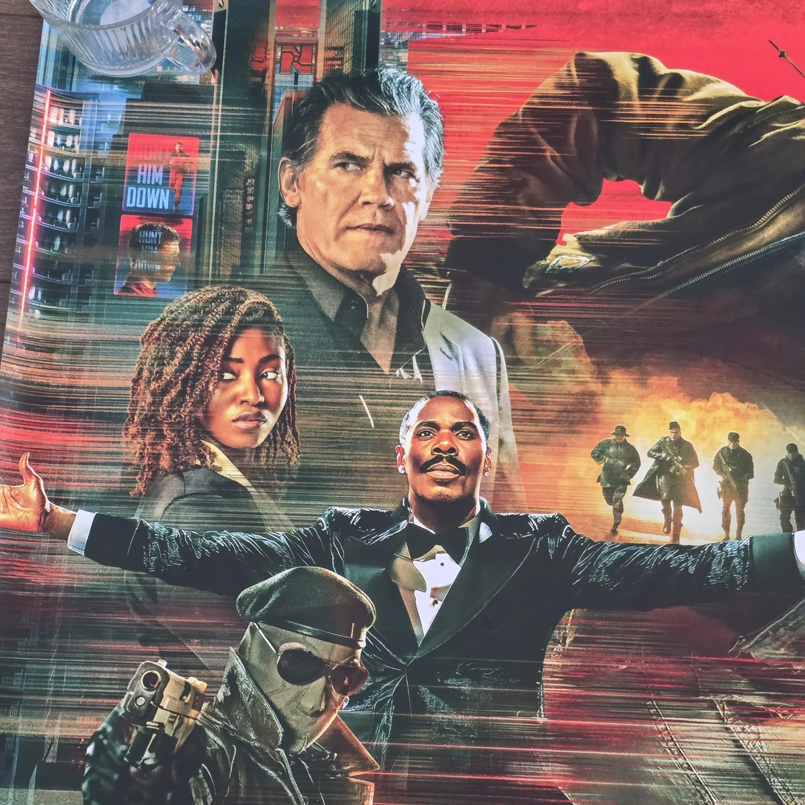 "THE RUNNING MAN 2025" ORIGINAL UK ONE SHEET CINEMA POSTER 30 X 40", изображение 2