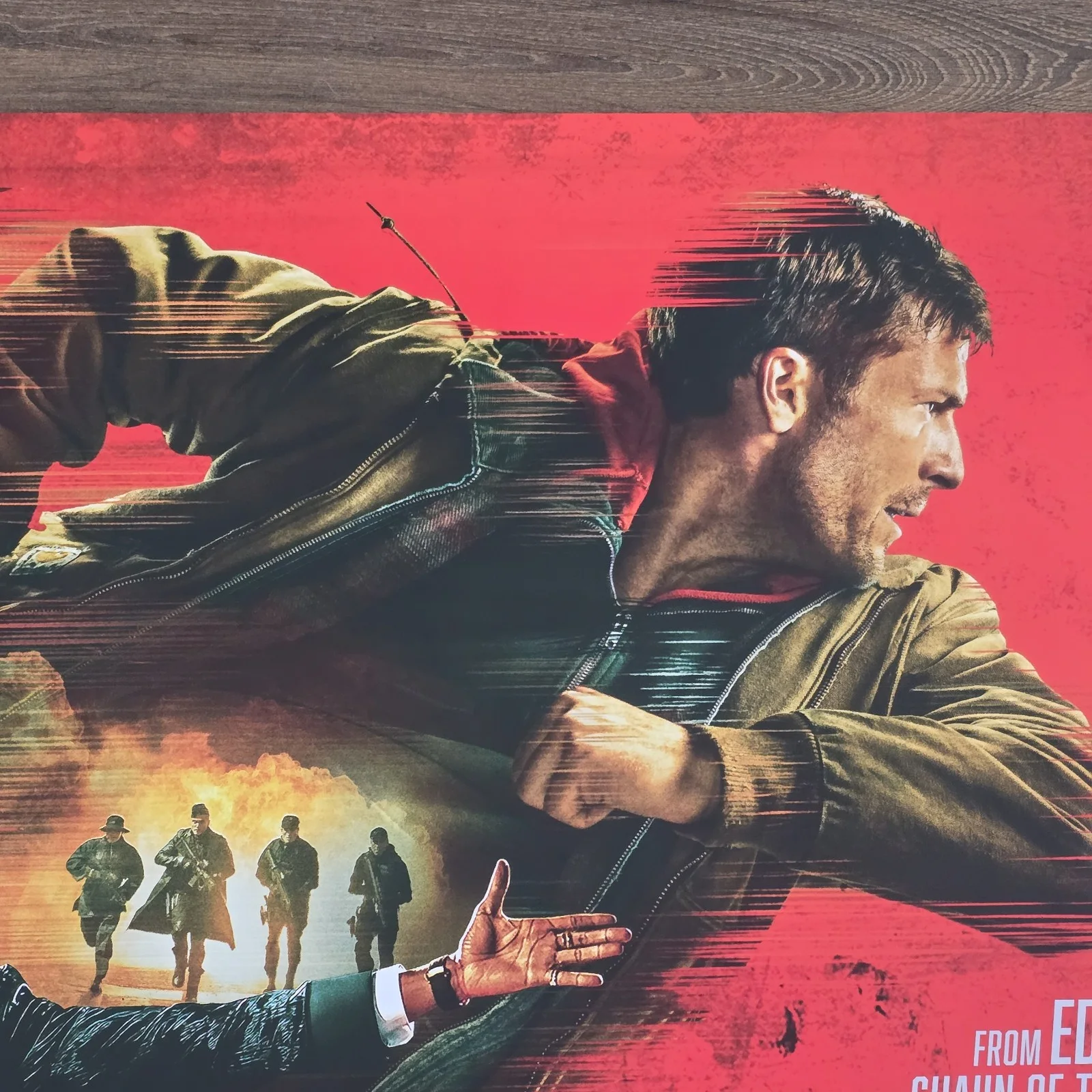 "THE RUNNING MAN 2025" ORIGINAL UK ONE SHEET CINEMA POSTER 30 X 40", изображение 3