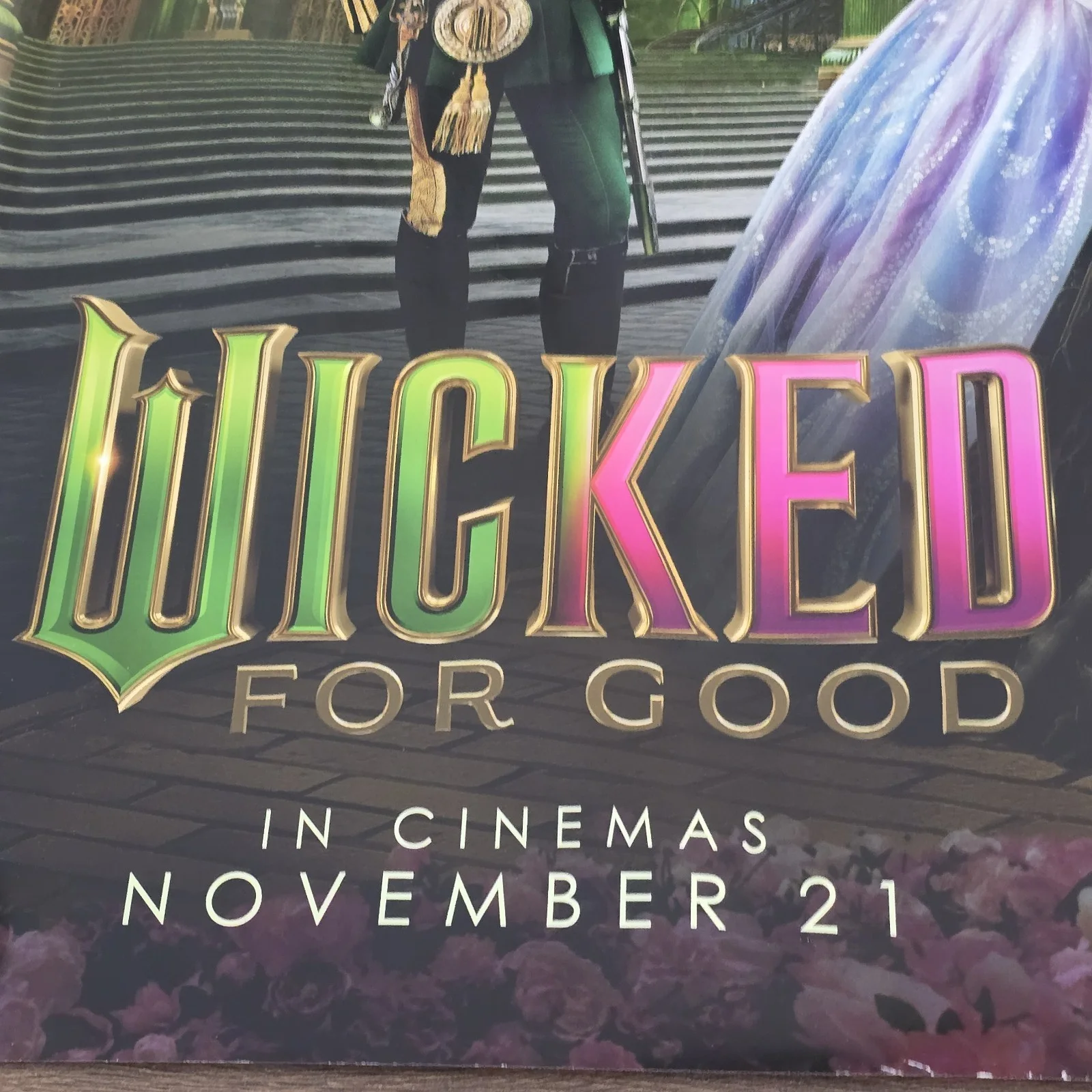 WICKED FOR GOOD (2025) Original Advance Quad Movie Poster Ariana Grande 30 X 40", изображение 5