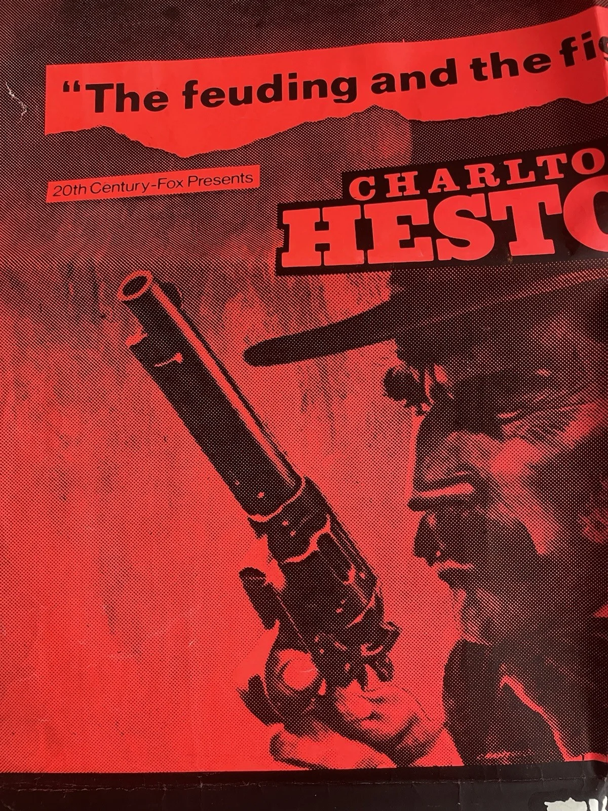 THE LAST HARD MEN / FIGHTING MAD (1976) original UK double-bill quad poster, изображение 3