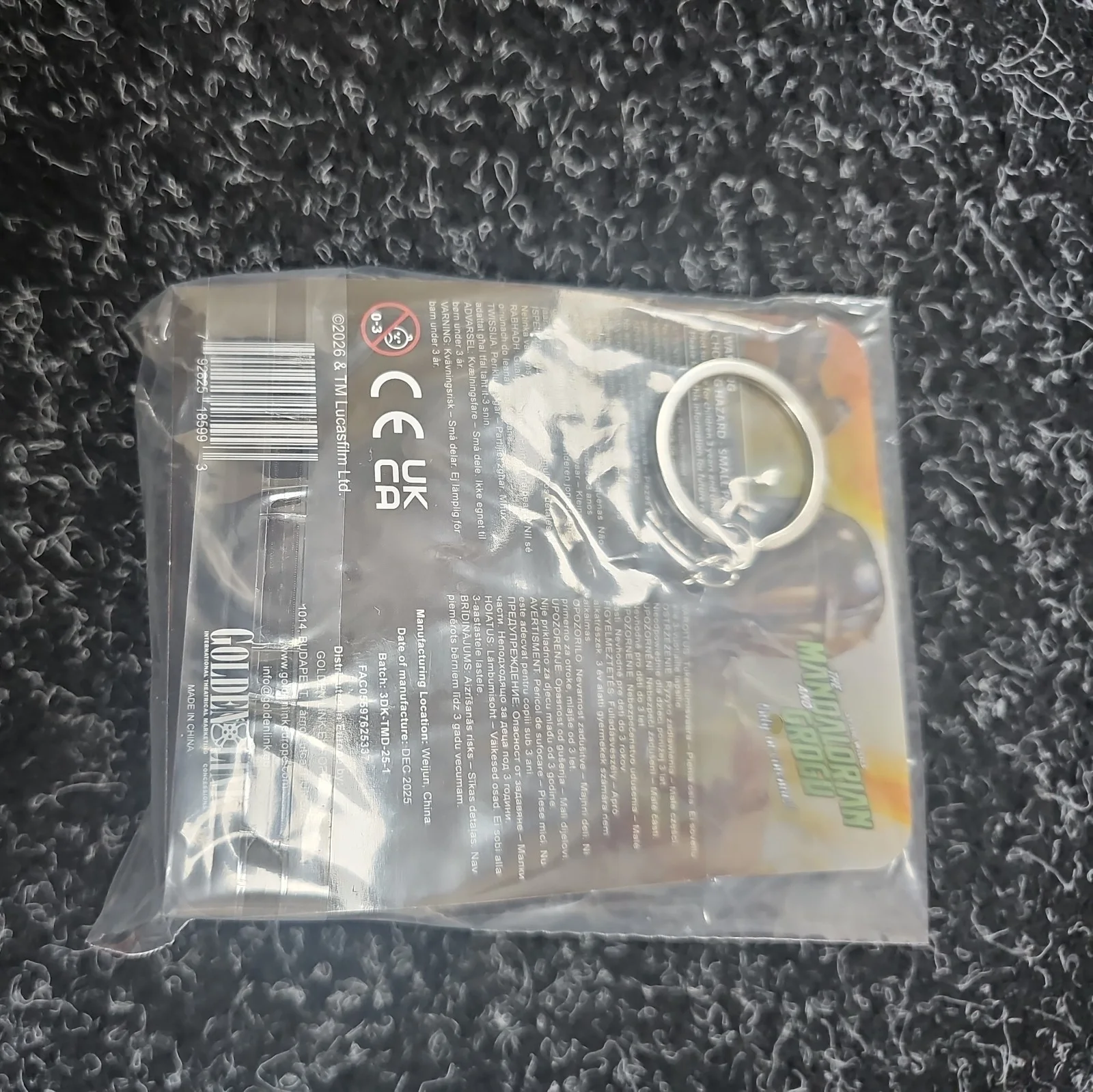 The Mandalorian and Grogu: Keychain Keyring Star Wars Odeon Exclusive New, изображение 2