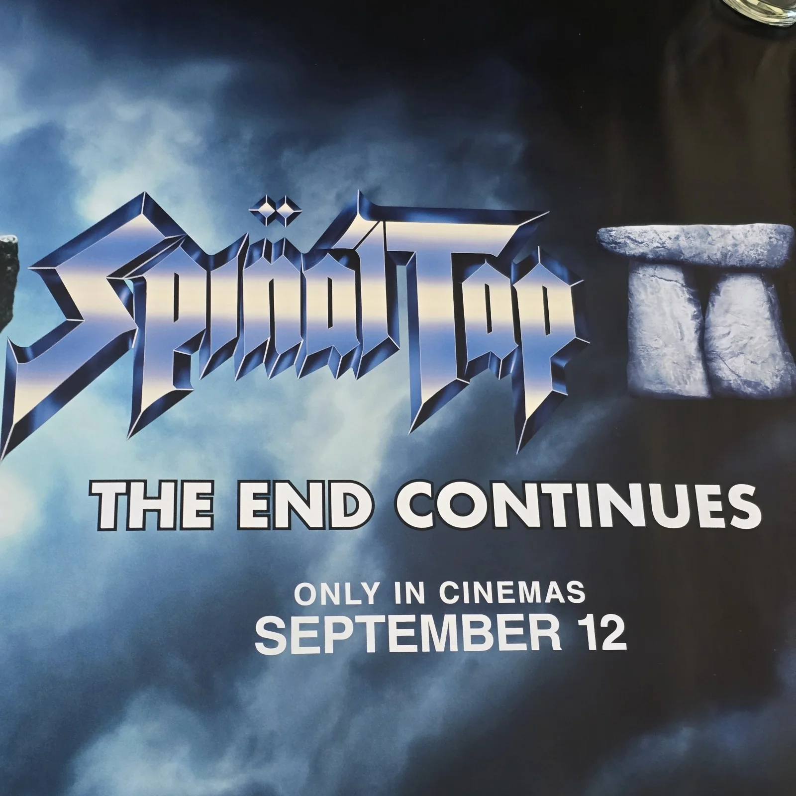 Spinal Tap 2 The End Continues Original Cinema Quad poster 30"40" Double Sided, изображение 3