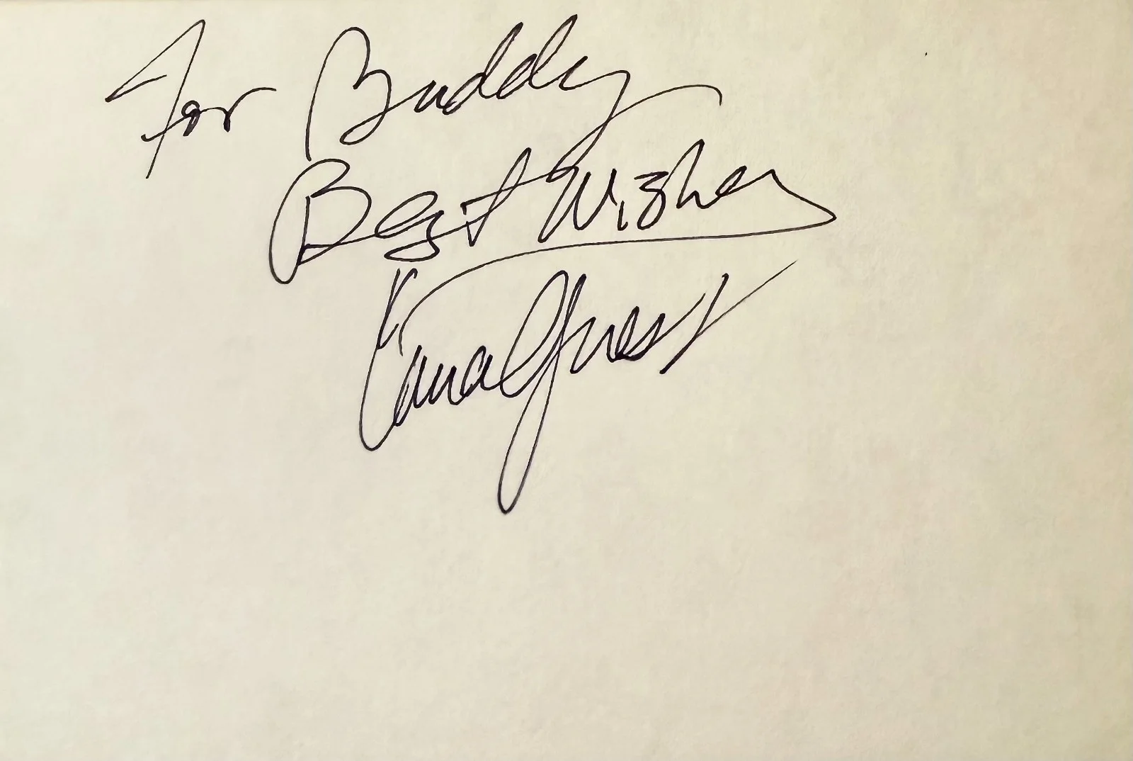 Lance Guest — LANCE GUEST Signed Autographed 4"x 6" INDEX CARD JAWS: The Revenge HALLOWEEN II, image 3